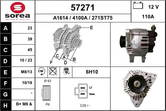 EAI 57271 - Ģenerators autodraugiem.lv