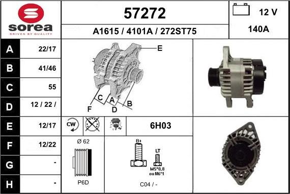 EAI 57272 - Ģenerators autodraugiem.lv