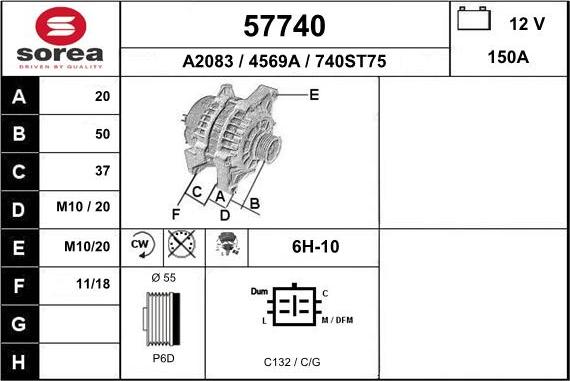 EAI 57740 - Ģenerators autodraugiem.lv