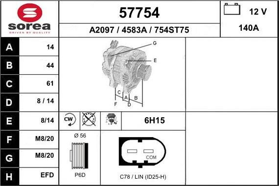 EAI 57754 - Ģenerators autodraugiem.lv