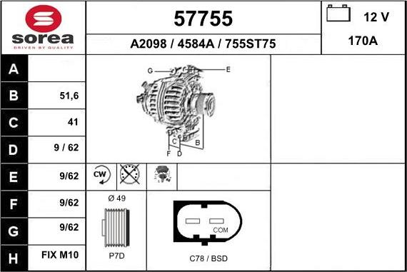 EAI 57755 - Ģenerators autodraugiem.lv