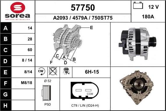 EAI 57750 - Ģenerators autodraugiem.lv