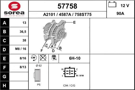 EAI 57758 - Ģenerators autodraugiem.lv