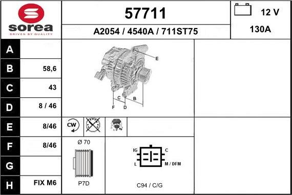 EAI 57711 - Ģenerators autodraugiem.lv