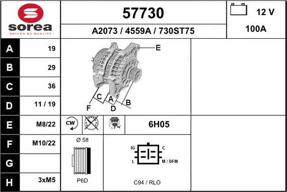 EAI 57730 - Ģenerators autodraugiem.lv