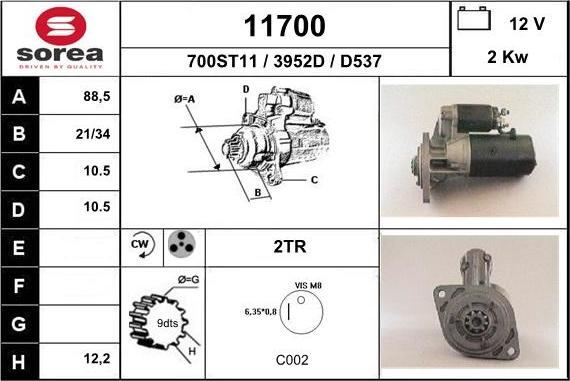 EAI 11700 - Starteris autodraugiem.lv