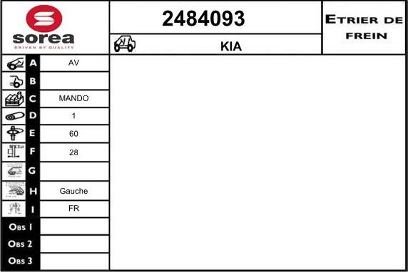 EAI 2484093 - Bremžu suports autodraugiem.lv