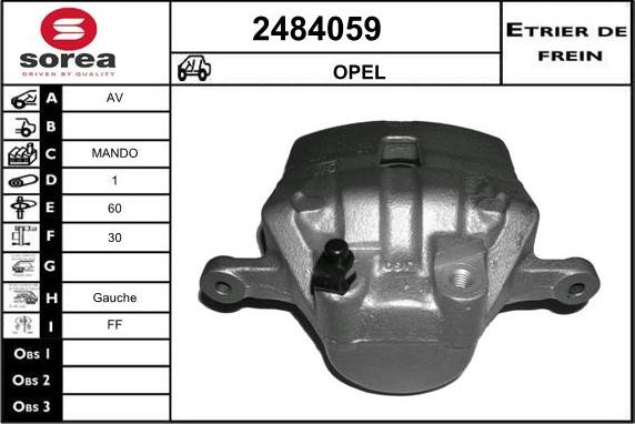 EAI 2484059 - Bremžu suports autodraugiem.lv