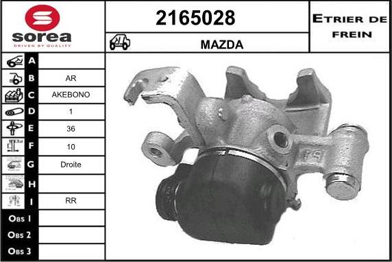 EAI 2165028 - Bremžu suports autodraugiem.lv