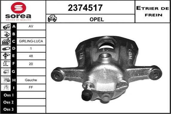 EAI 2374517 - Bremžu suports autodraugiem.lv