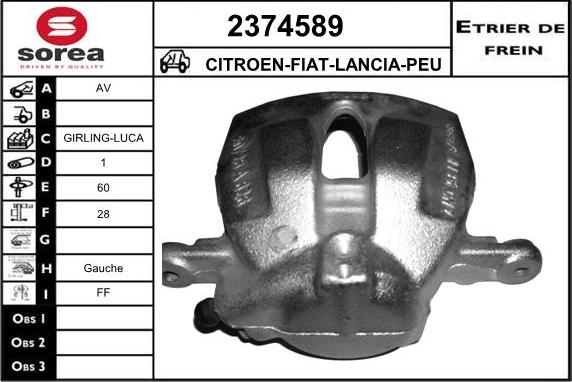 EAI 2374589 - Bremžu suports autodraugiem.lv