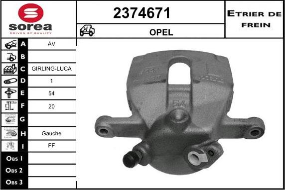 EAI 2374671 - Bremžu suports autodraugiem.lv