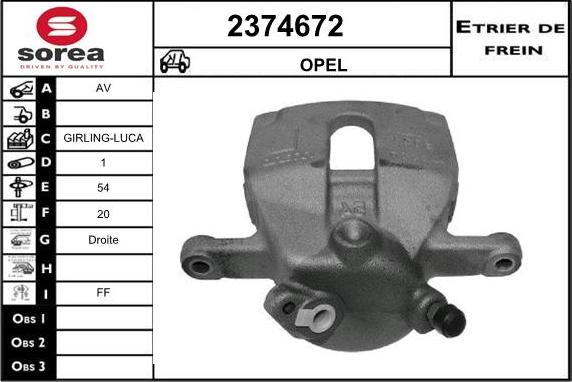 EAI 2374672 - Bremžu suports autodraugiem.lv