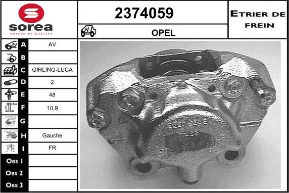 EAI 2374059 - Bremžu suports autodraugiem.lv