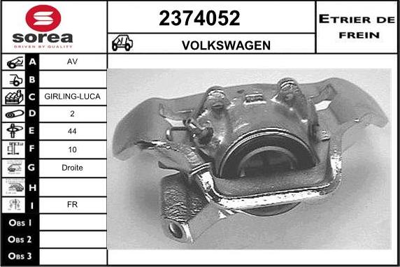 EAI 2374052 - Bremžu suports autodraugiem.lv