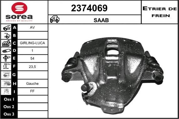 EAI 2374069 - Bremžu suports autodraugiem.lv