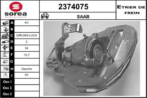 EAI 2374075 - Bremžu suports autodraugiem.lv