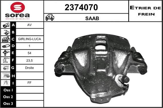 EAI 2374070 - Bremžu suports autodraugiem.lv