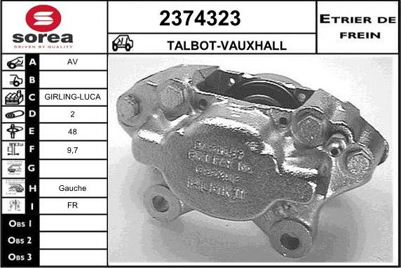 EAI 2374323 - Bremžu suports autodraugiem.lv