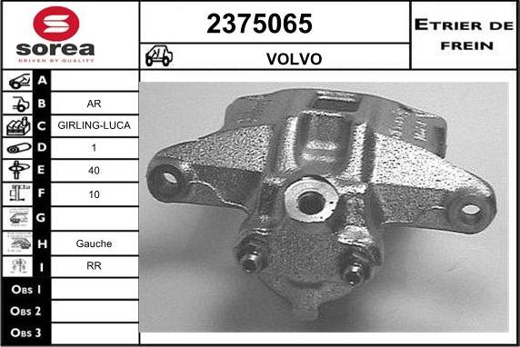 EAI 2375065 - Bremžu suports autodraugiem.lv