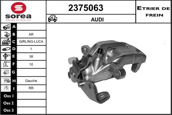 EAI 2375063 - Bremžu suports autodraugiem.lv