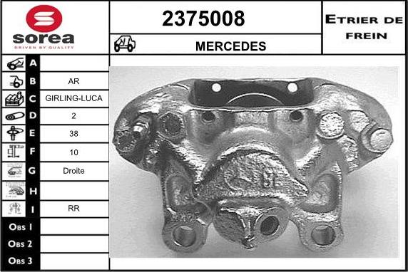 EAI 2375008 - Bremžu suports autodraugiem.lv