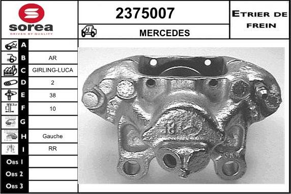 EAI 2375007 - Bremžu suports autodraugiem.lv