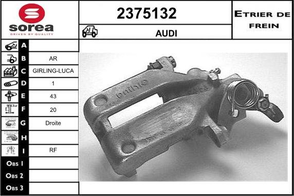 EAI 2375132 - Bremžu suports autodraugiem.lv