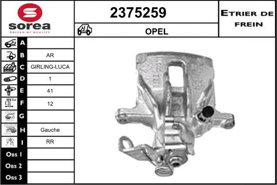 EAI 2375259 - Bremžu suports autodraugiem.lv