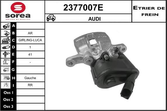 EAI 2377007E - Bremžu suports autodraugiem.lv