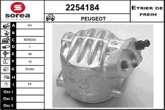 EAI 2254184 - Bremžu suports autodraugiem.lv