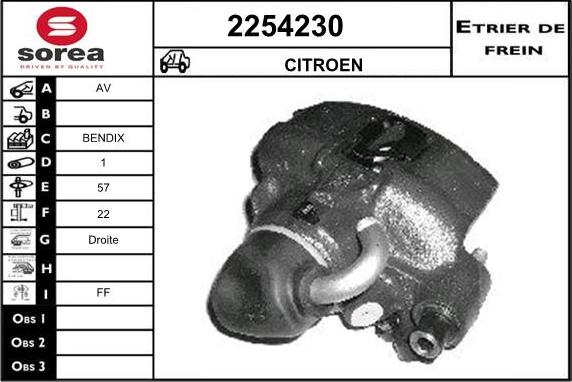 EAI 2254230 - Bremžu suports autodraugiem.lv