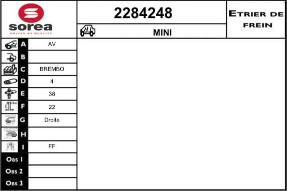 EAI 2284248 - Bremžu suports autodraugiem.lv