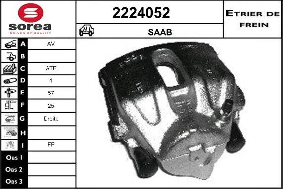 EAI 2224052 - Bremžu suports autodraugiem.lv