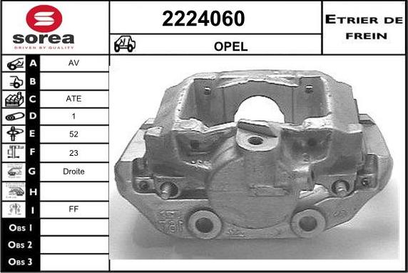 EAI 2224060 - Bremžu suports autodraugiem.lv