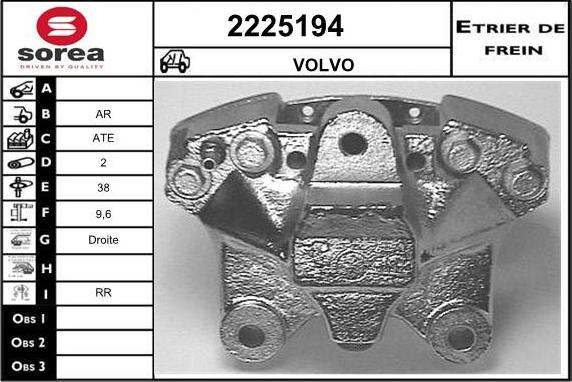 EAI 2225194 - Bremžu suports autodraugiem.lv