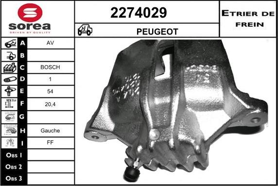 EAI 2274029 - Bremžu suports autodraugiem.lv