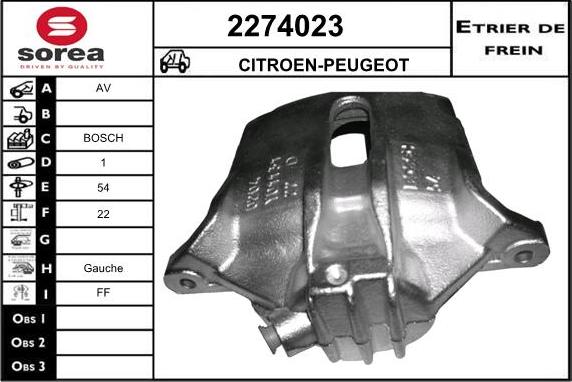 EAI 2274023 - Bremžu suports autodraugiem.lv