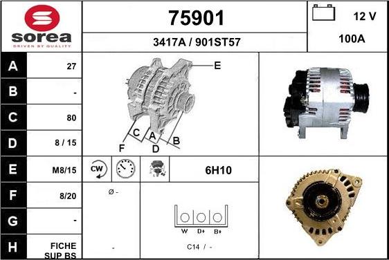 EAI 75901 - Ģenerators autodraugiem.lv