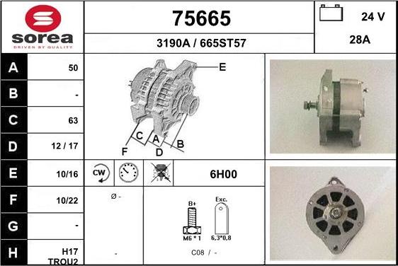 EAI 75665 - Ģenerators autodraugiem.lv