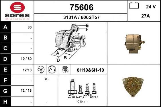 EAI 75606 - Ģenerators autodraugiem.lv