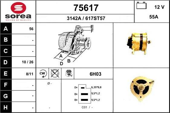 EAI 75617 - Ģenerators autodraugiem.lv