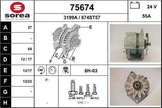 EAI 75674 - Ģenerators autodraugiem.lv