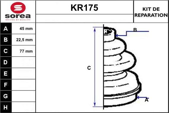 EAI KR175 - Putekļusargs, Piedziņas vārpsta autodraugiem.lv