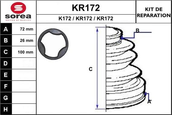 EAI KR172 - Putekļusargs, Piedziņas vārpsta autodraugiem.lv