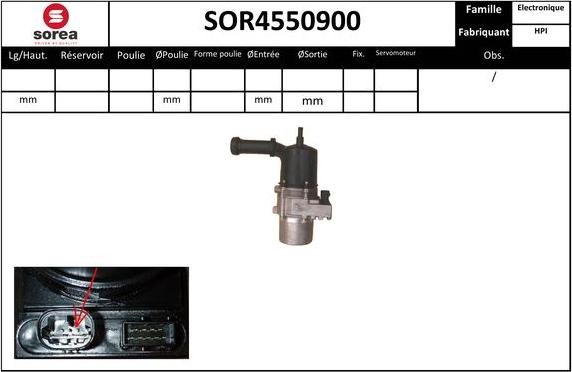 EAI SOR4550900 - Hidrosūknis, Stūres iekārta autodraugiem.lv