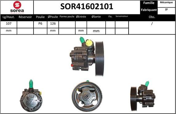EAI SOR41602101 - Hidrosūknis, Stūres iekārta autodraugiem.lv