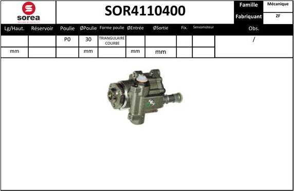EAI SOR4110400 - Hidrosūknis, Stūres iekārta autodraugiem.lv