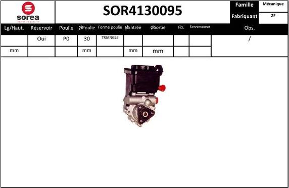 EAI SOR4130095 - Hidrosūknis, Stūres iekārta autodraugiem.lv