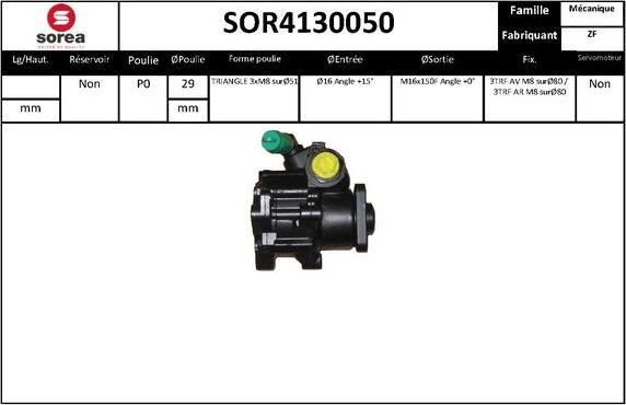EAI SOR4130050 - Hidrosūknis, Stūres iekārta autodraugiem.lv